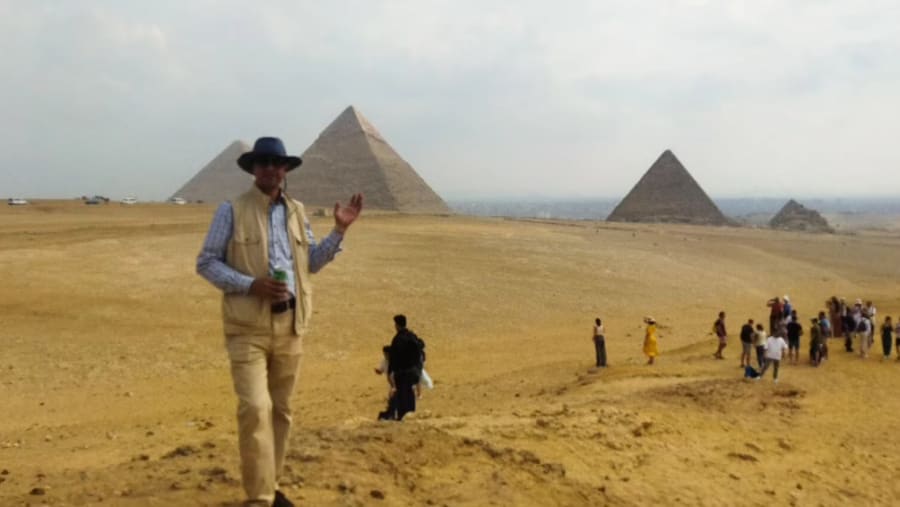 Witness the Giza Pyramids