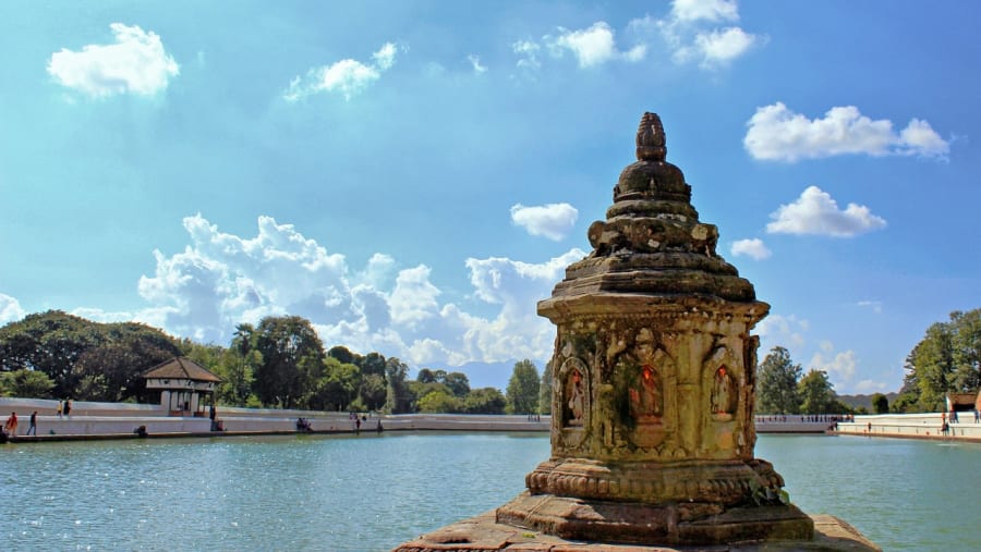 Bhaktapur / Khwopa, also known as the city of the temples, about 13 kilometres from the capital city, Kathmandu
