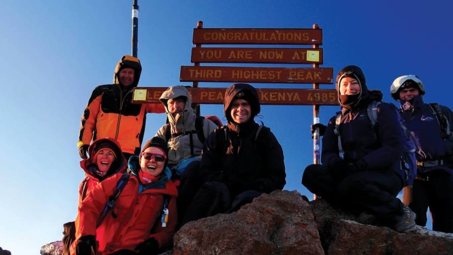 Point Lenana on Mount Kenya