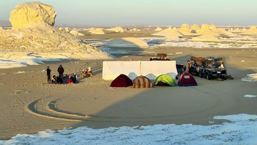 Enjoy a Camp-Stay in the White Desert of Egypt