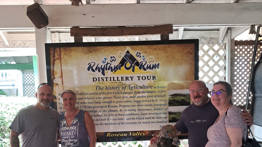 Chocolate making and rum distillery