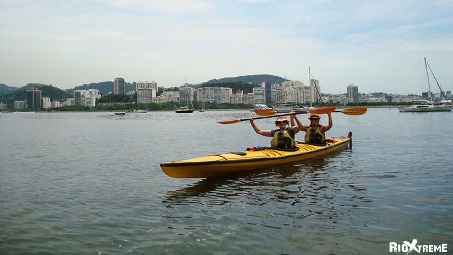 Kayaking around Rio