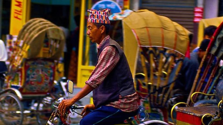 Rickshaw Tour in Kathmandu