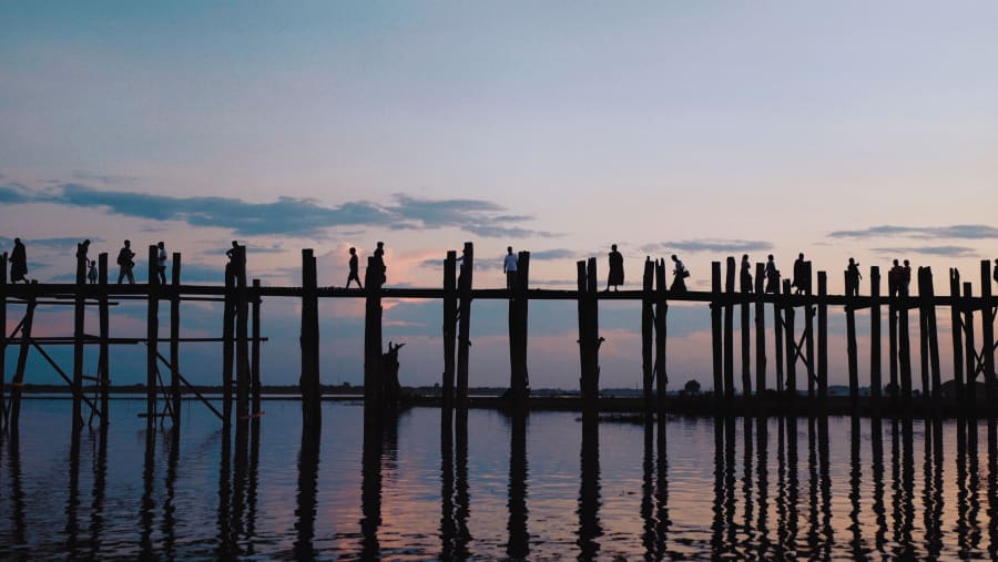 Stroll on the Famous U Bein Bridge