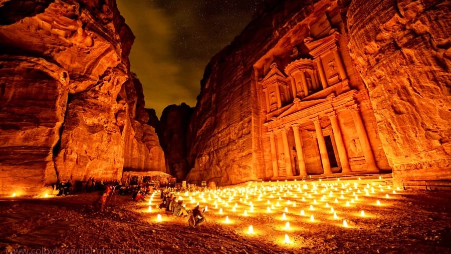 Evening in Petra, Jordan