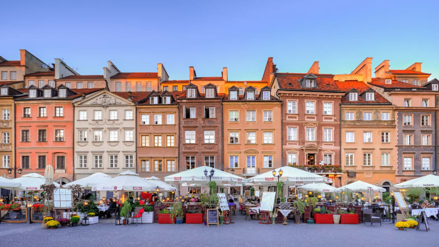 Old Town Market Square in Warsaw