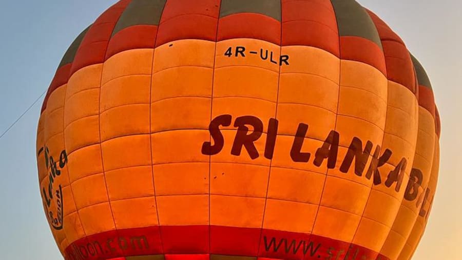 Hot air balloon ride