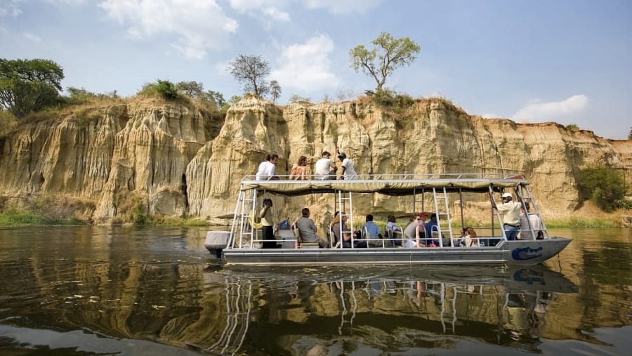 Nile ferry at Murchison National Park