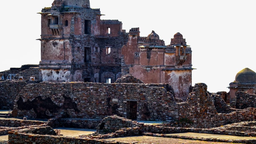 Inside Part of Chittorgarh Fort