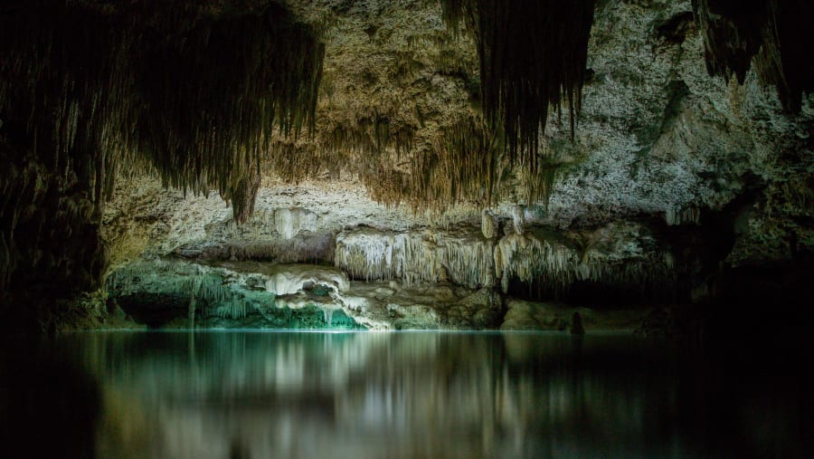 Water body inside cave