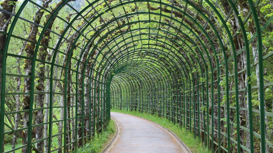 Head to the Linderhof Palace Garden