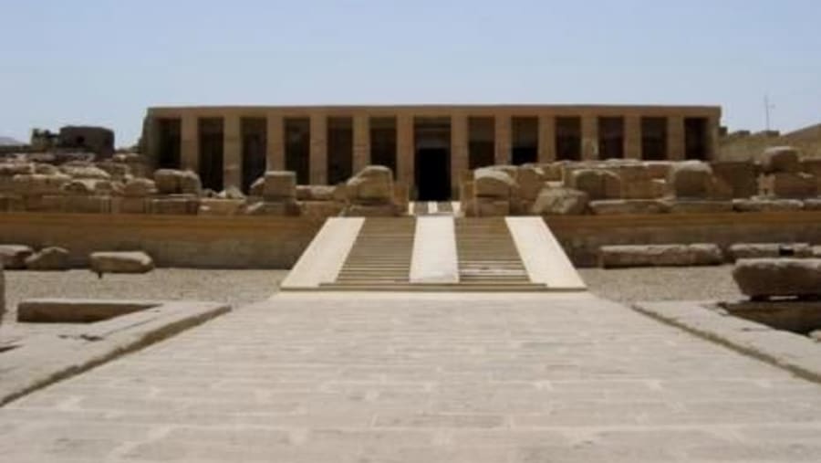 Mortuary Temple Of Seti I In Abydos, Egypt