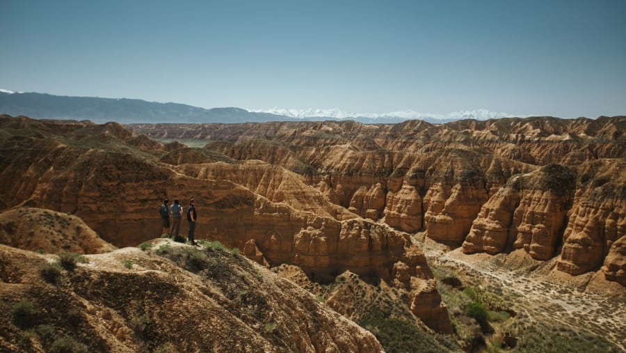 Scenic landscape of Charyn Canyon