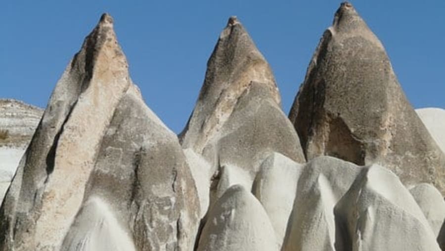 Rock formations in Cappadocia