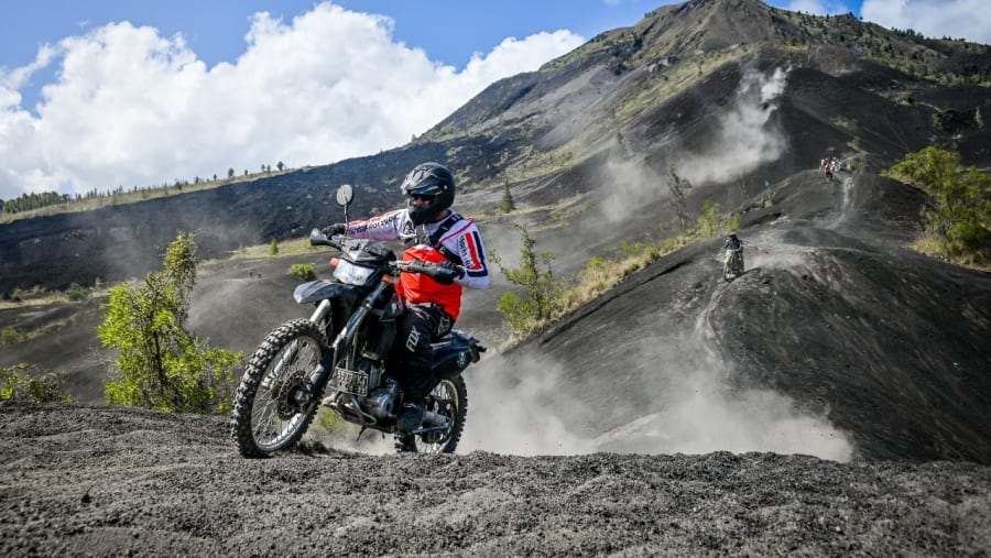 Adventurous biking