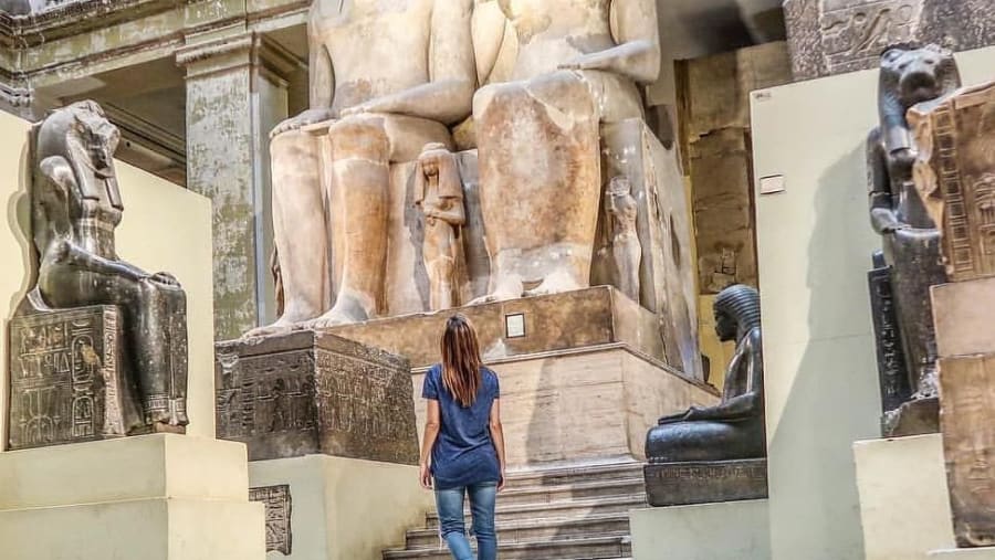 The Egyptian museum