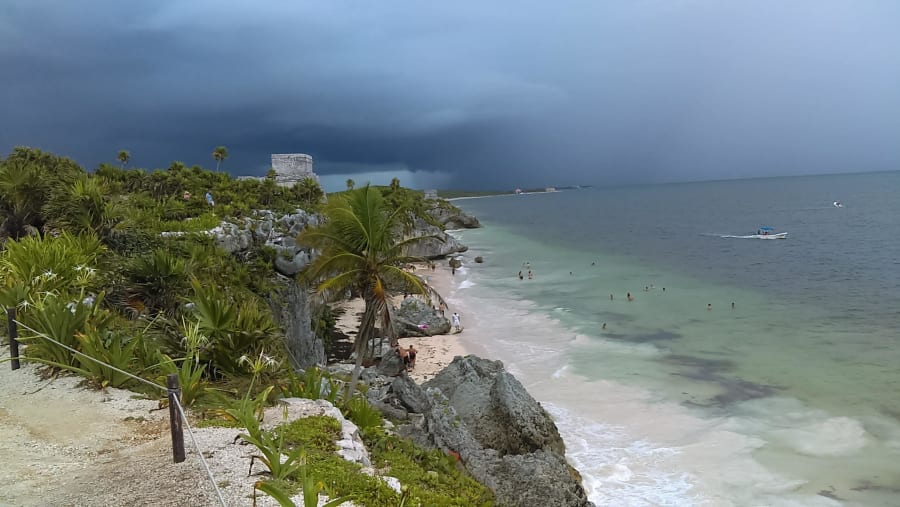 Beachside view near the Ruins
