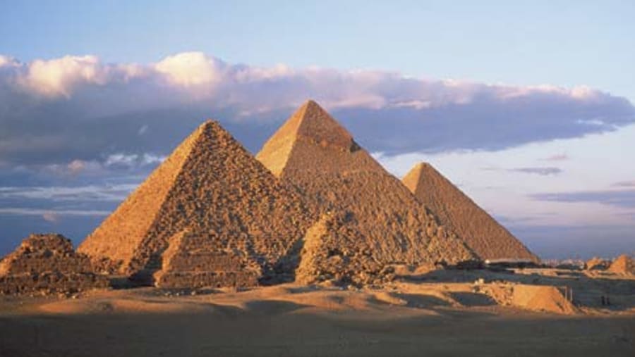 Giza Pyramids In Egypt