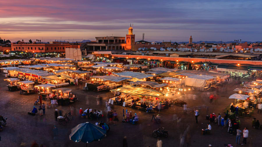 Souks of Marrakech at Night