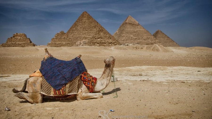 Gazing at the Pyramids