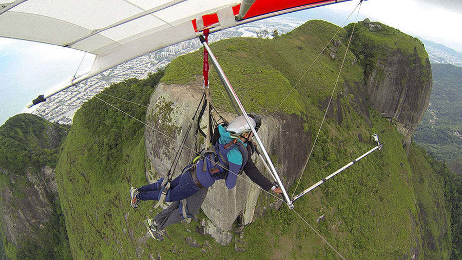 Paragliding over Rio