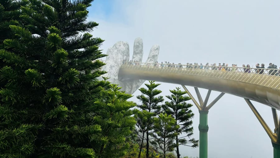 Close-up of Golden Bridge