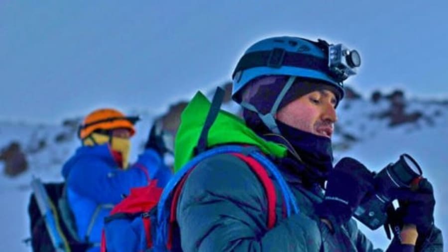 Climbing Cayambe