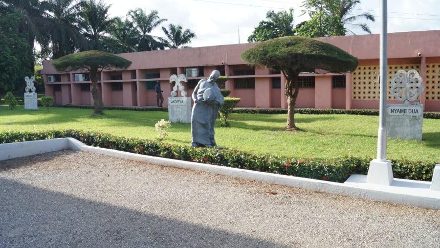 Statues in the museum