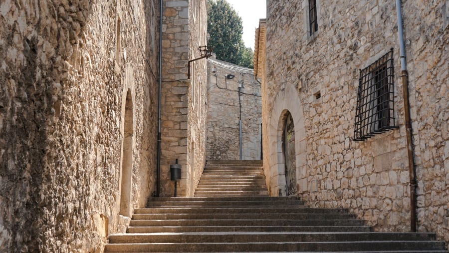 Stairs in the Old Town where Game of Thrones was shot
