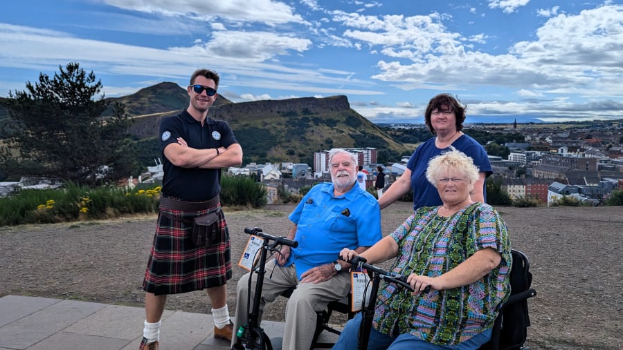 Edinburgh in a Black Cab