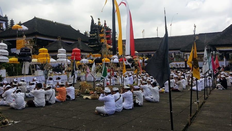 Get blessed at the Besakih Temple