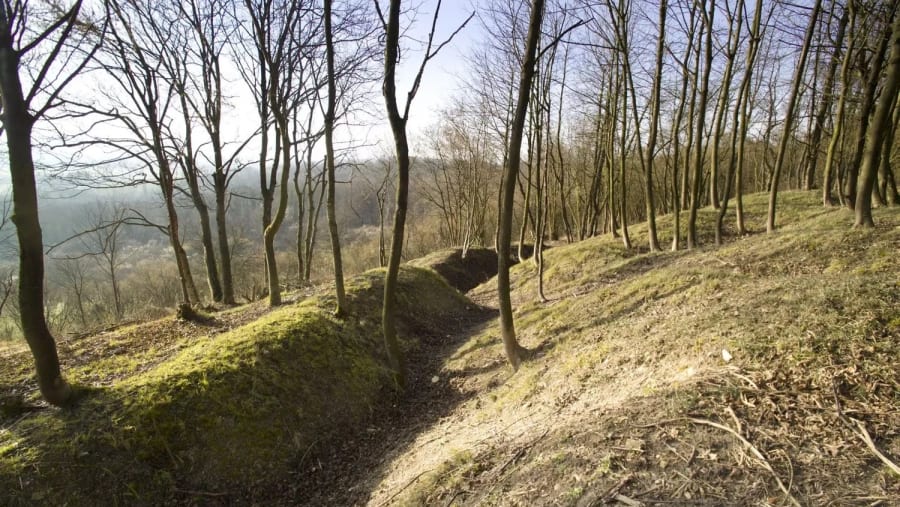 German trench, Chemin des Dames