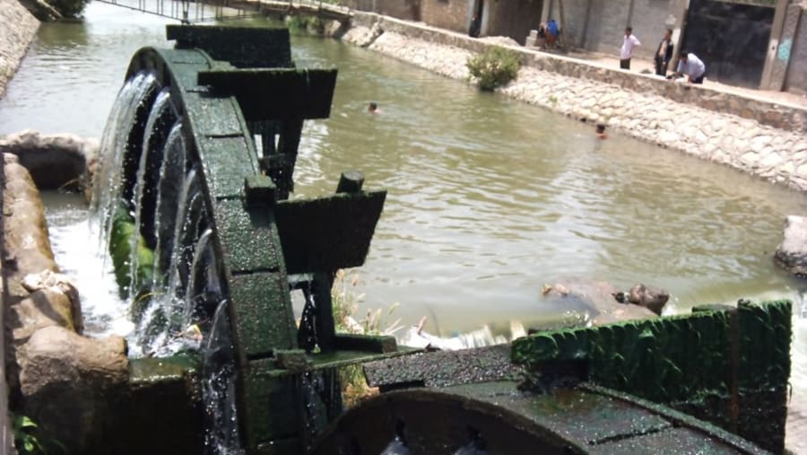 Water Wheels In Faiyum, Egypt
