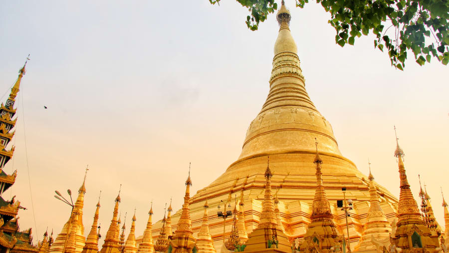 Admire the Shwedagon Pagoda in Myanmar