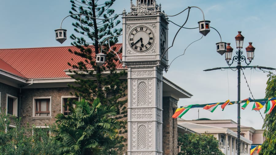 Witness the famous clock tower at Victoria