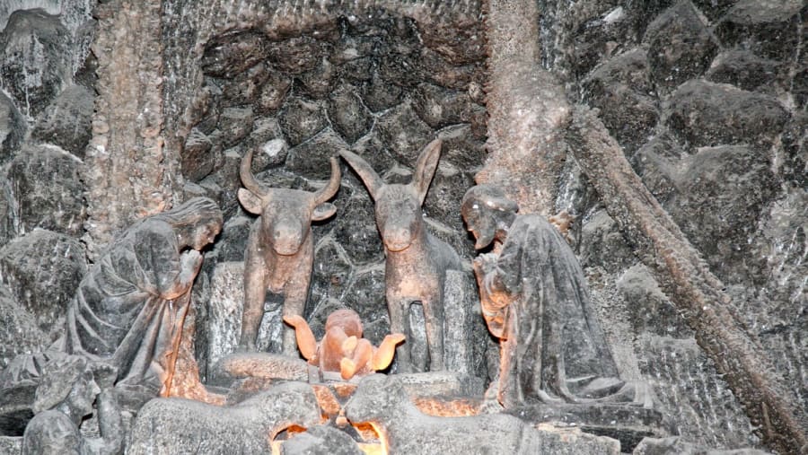 See the Stone Carvings in the Mine