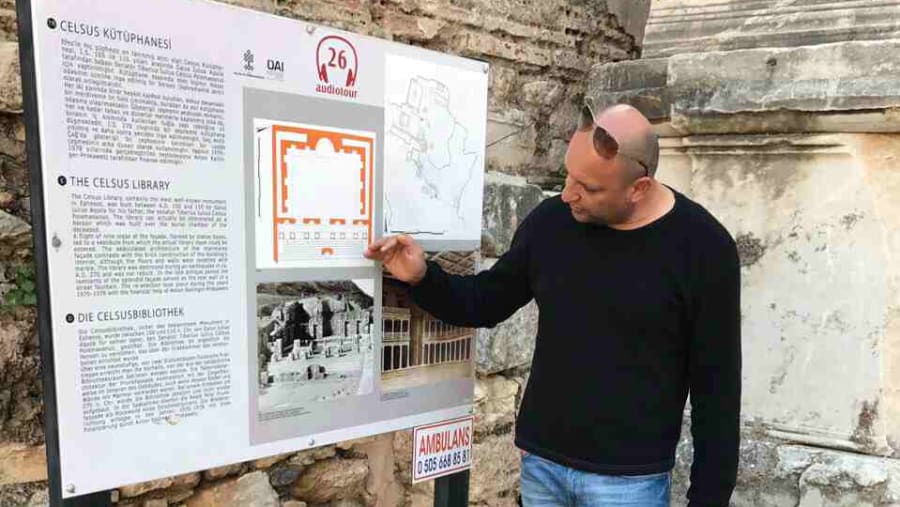 Signboard At The Ephesus Archaeological Museum