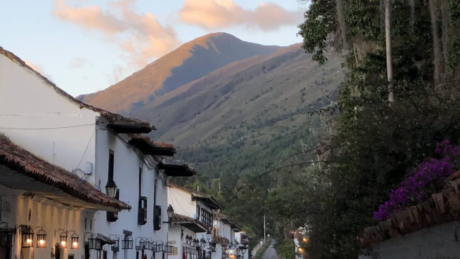 Golden hour - Villa de Leyva historical center.