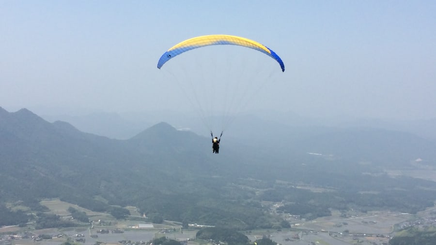 Enjoy Paragliding in Yamaguchi, Japan