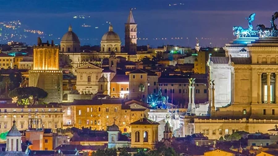 View from Gianicolo Hill, Rome