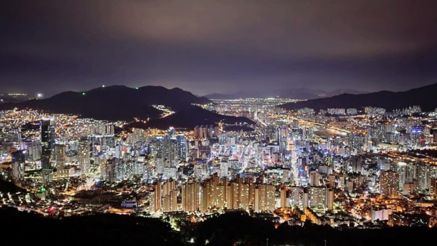 View from Hwangnyeongsan Beacon Fire Station