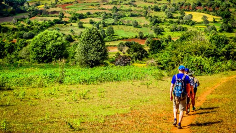 Enjoy walking through the villages