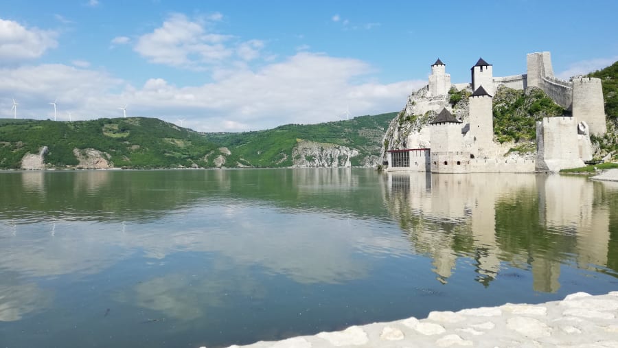 Golubac Fortress from Belgrade