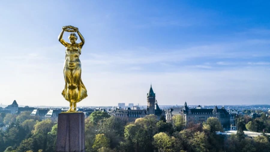 Statue in Luxembourg