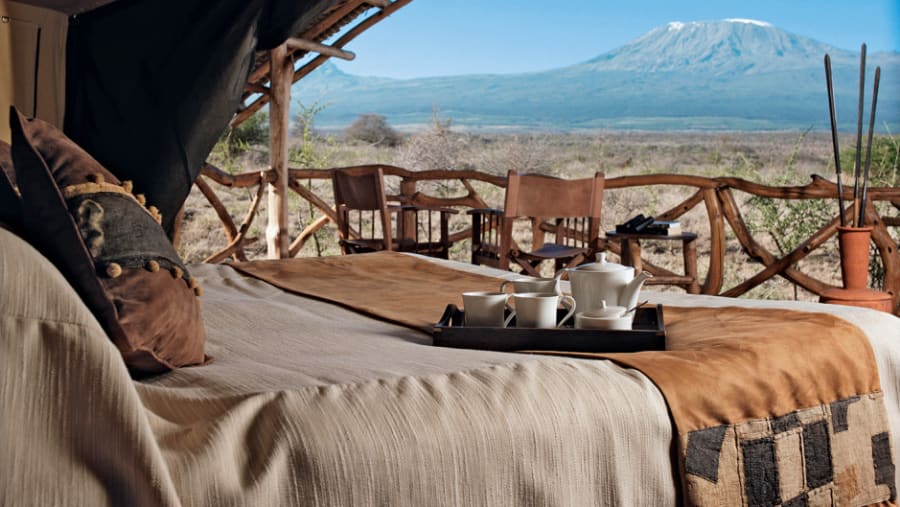 Mount Kilimanjaro view from Amboseli, Kenya