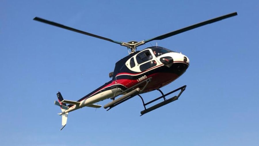 Helicopter in Air