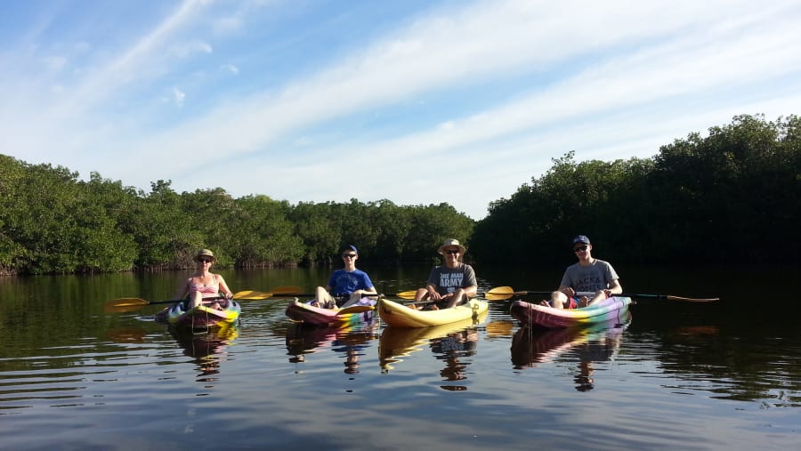 Kayaking At Barra de Potosí, Mexico