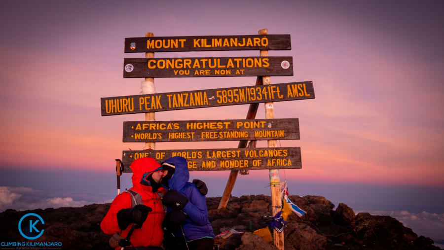 Climb at the highest Uhuru peak in Mount Kilimanjaro