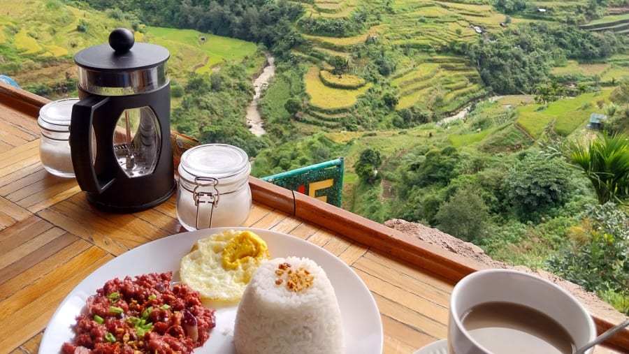 View of the Banaue Rice Terraces