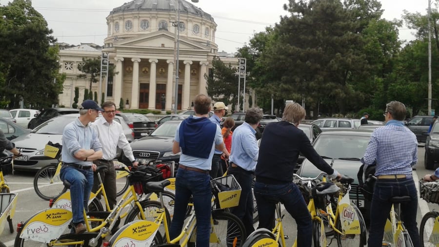 Travellers in Bucharest